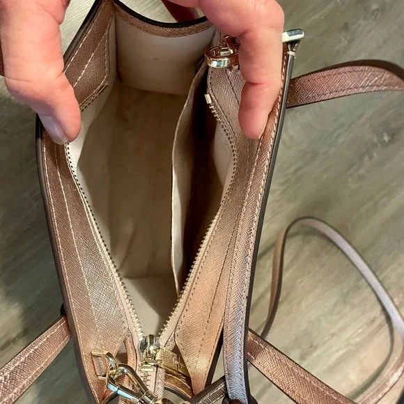 NWOT Kate Spade Kenzie Tote Rose Gold - Picture 7 of 10